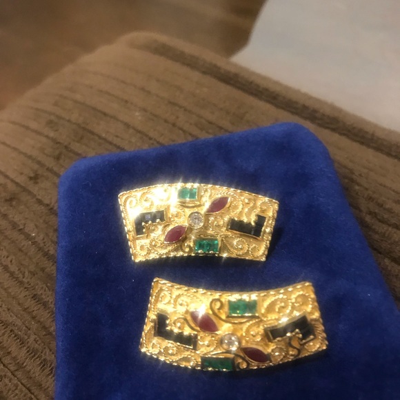 ❗️Amazing 18kt earrings - Picture 4 of 6